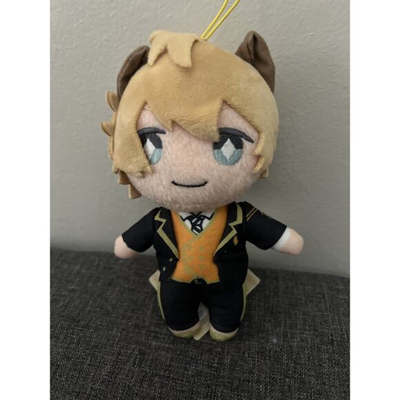 Sega Twisted Wonderland Ruggie Bucchi 6" Plush School Uniform BNWT US Seller - Picture 1 of 3